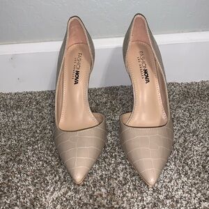 Nude Fashion Nova Pumps